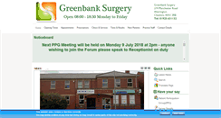Desktop Screenshot of greenbanksurgery.com
