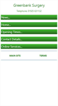 Mobile Screenshot of greenbanksurgery.com